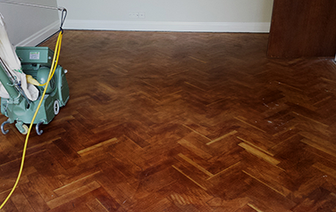 Pine floor sanding