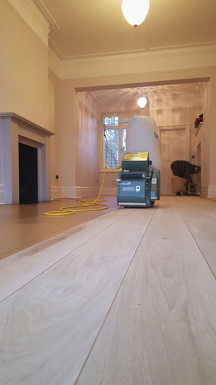 Wood floor restoration
