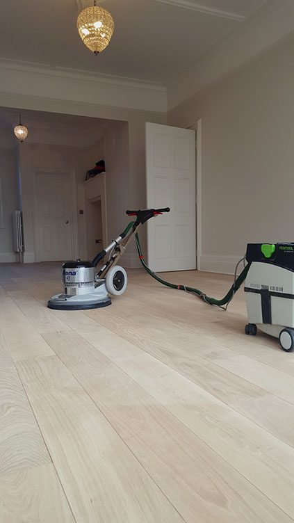 Wood floor restoration